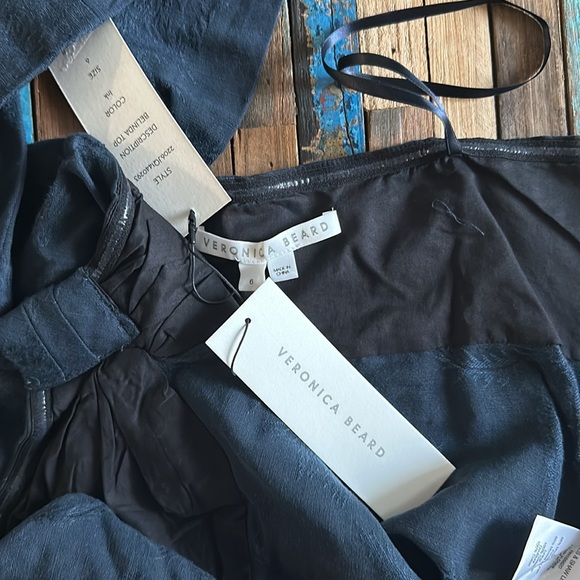 VERONICA BEARD Belinda Top Sz 6 *NWT* - Picture 9 of 11